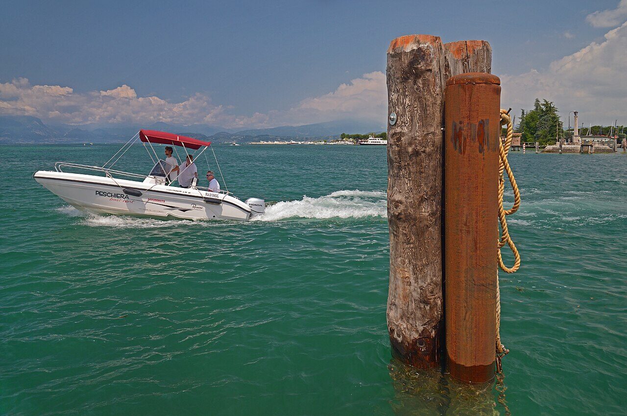 Motorboat 40 hp with trailer — Dahn