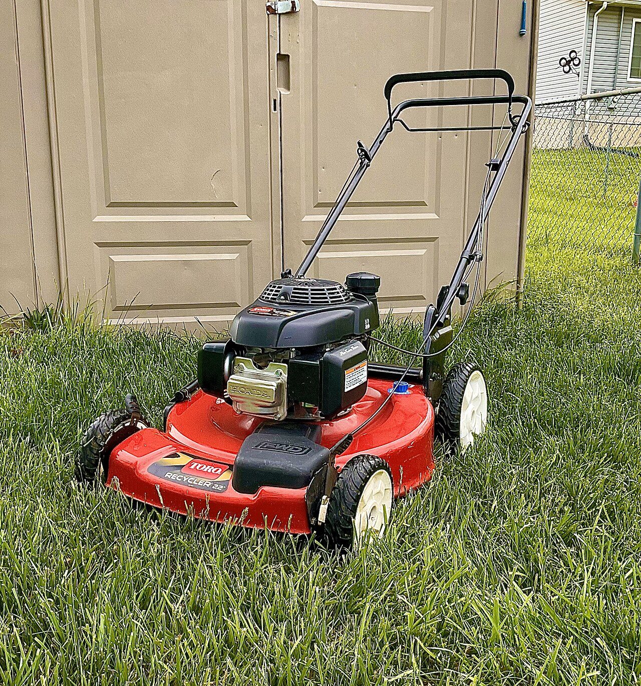 Electric lawn mower, 32 cm cutting width — Mühlhausen